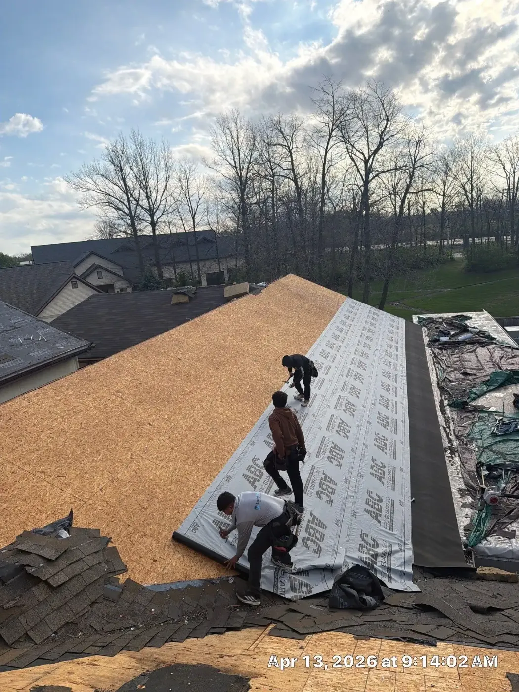 Commercial roof inspection documented in Lawrenceburg